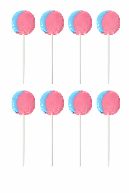 Charms Fluffy Stuff Cotton Candy Pops Lollipops 8-Pack