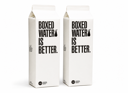 2-Pack Boxed Water Is Better – 16.9 fl oz Purified Drinking Water Carton