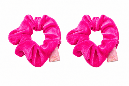 Multi-Functional Zipper Scrunchie Hair Tie with Hidden Storage Pocket – 2-Pack