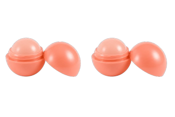 Ball Case Scented Lip Balm, 2-Pack