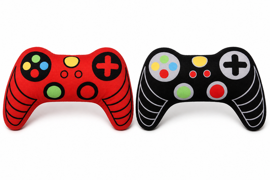 Kids Game Controller Plush Pillow Toy Set – 2 Pack