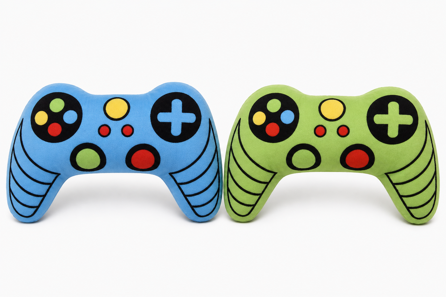 Kids Game Controller Plush Pillow Toy Set – 2 Pack