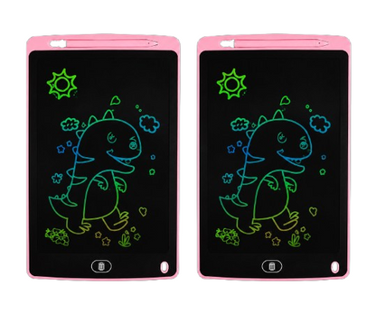 Portable 8.5-Inch LCD Writing Tablet for Kids – Drawing & Learning Pad with Stylus, 2-Pack