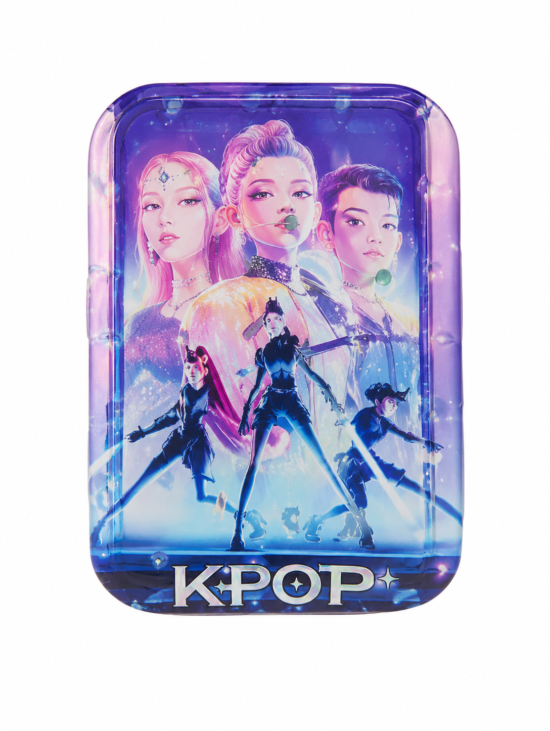 Kpop Demon Hunters Huntrix Printed Compact Cosmetic Mirror