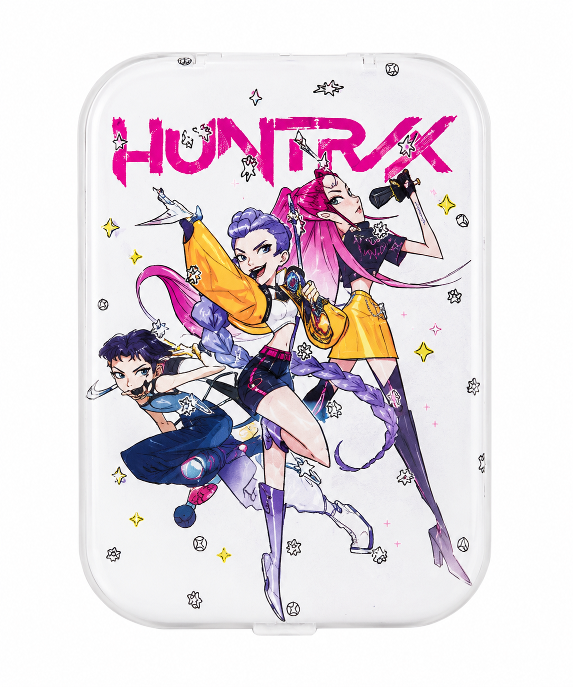 Kpop Demon Hunters Huntrix Printed Compact Cosmetic Mirror