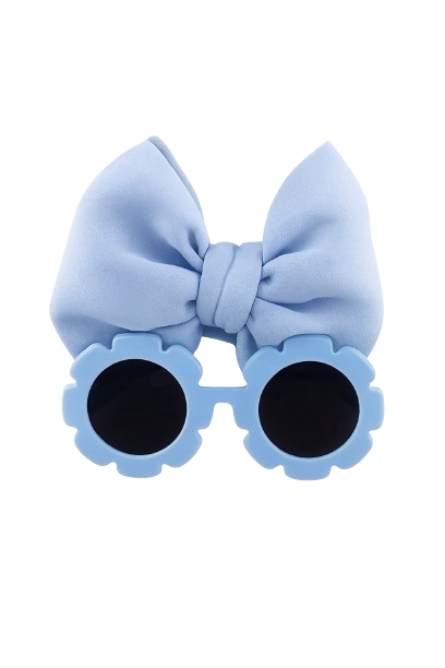Safe Haven & CO Girls' Sunglasses with Bow Headbands Set