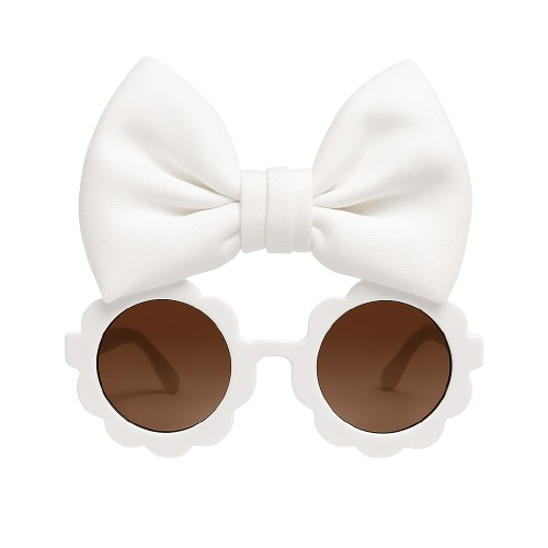 Safe Haven & CO Girls' Sunglasses with Bow Headbands Set