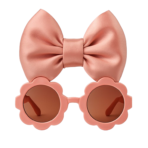 Safe Haven & CO Girls' Sunglasses with Bow Headbands Set