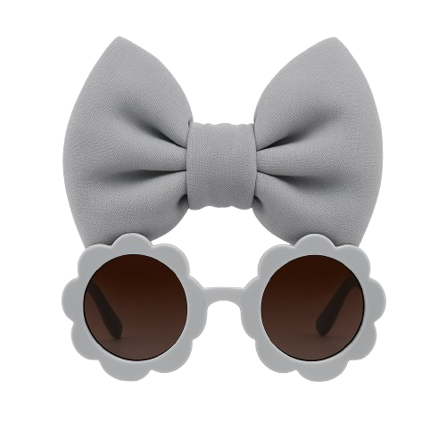 Safe Haven & CO Girls' Sunglasses with Bow Headbands Set