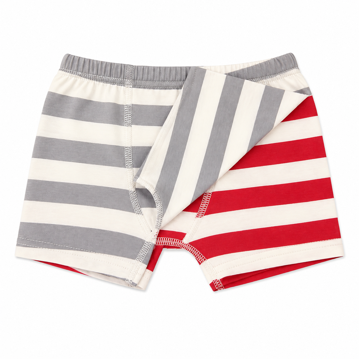 Boys' 2-Pack Striped Cotton Boxer Briefs