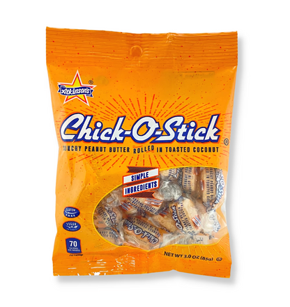 Atkinson’s Chick-O-Stick Candy 3 oz Peg Bags – 3-Pack