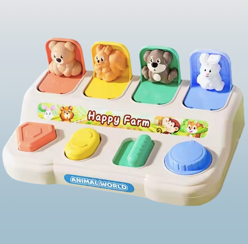 Happy Farm Animal Pop-Up Toy – Peek-a-Boo
