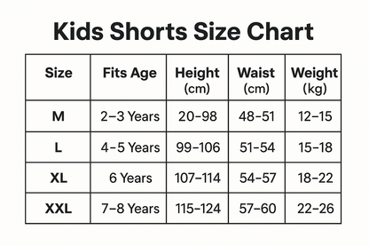 Children’s Cotton Shorts with Teddy Patch