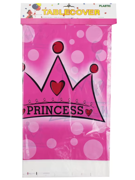 Disposable Plastic Party Tablecloth – Prince, Princess, Baby Shower Designs Designs