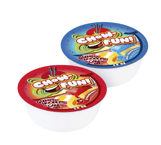 2-Pack Chow Fun! Gummy Noodles & Candy Gel Bowls – 2.5 oz