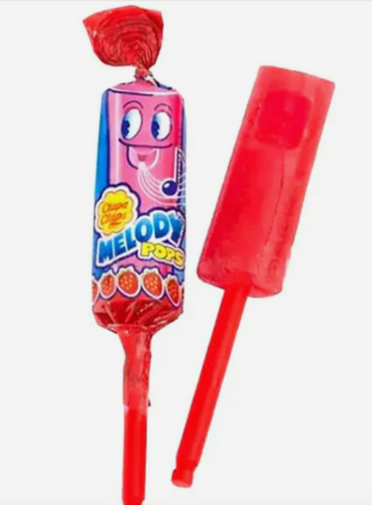Chupa Chups Melody Pops Whistle Lollipops 3 Flavors 10-Pack