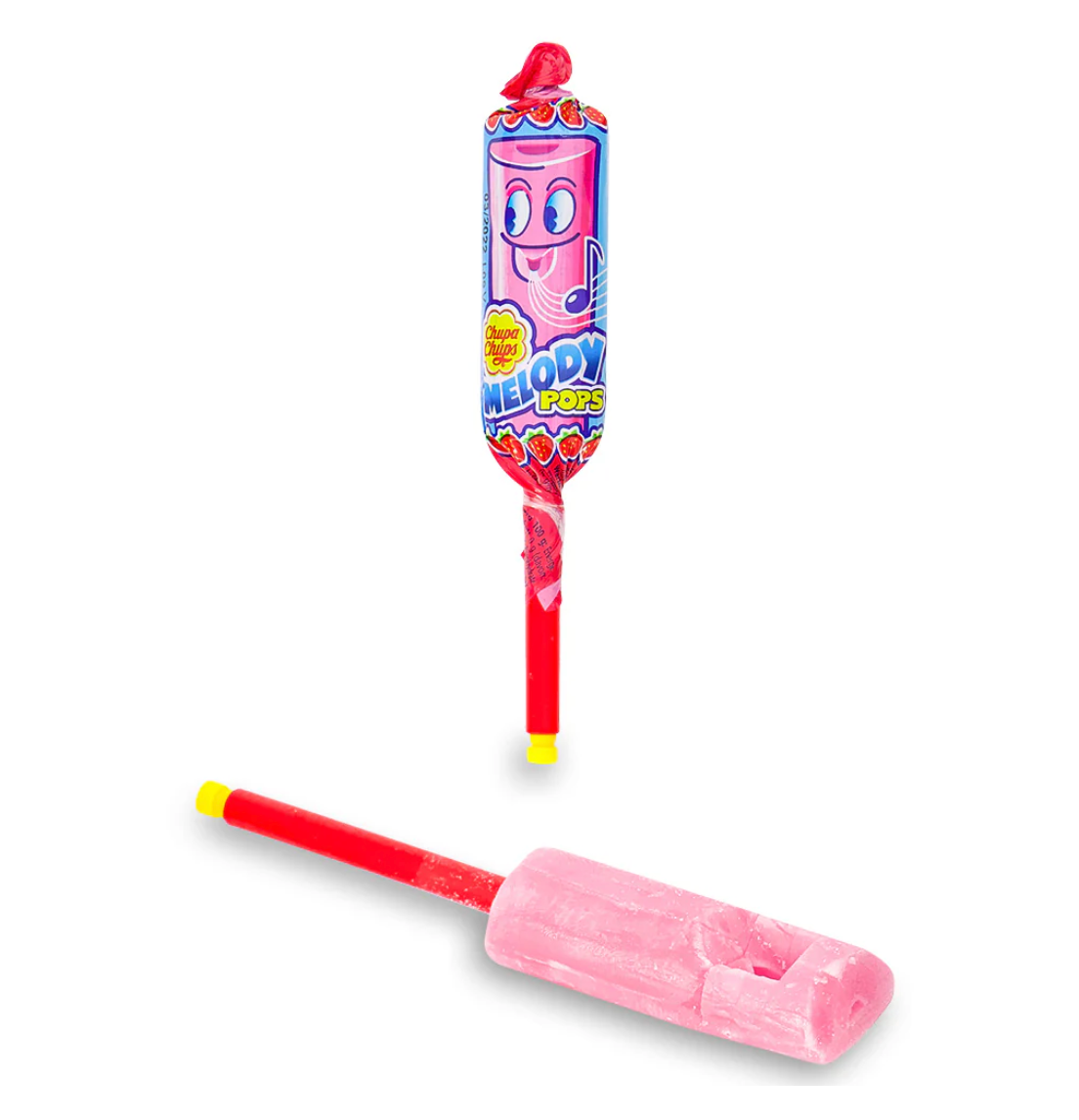 Chupa Chups Melody Pops Whistle Lollipops 3 Flavors 10-Pack