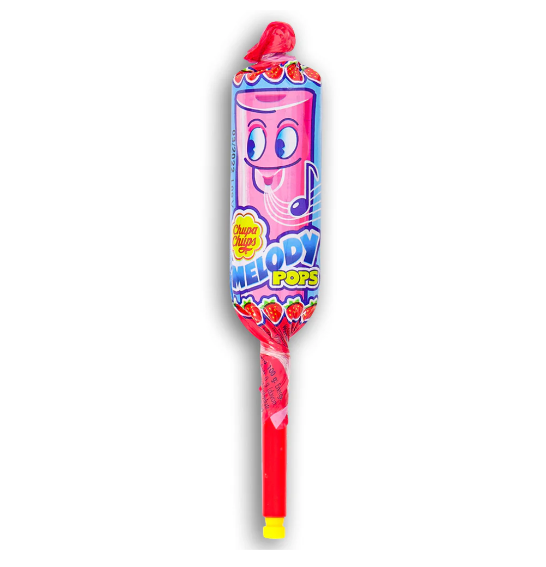 Chupa Chups Melody Pops Whistle Lollipops 3 Flavors 10-Pack