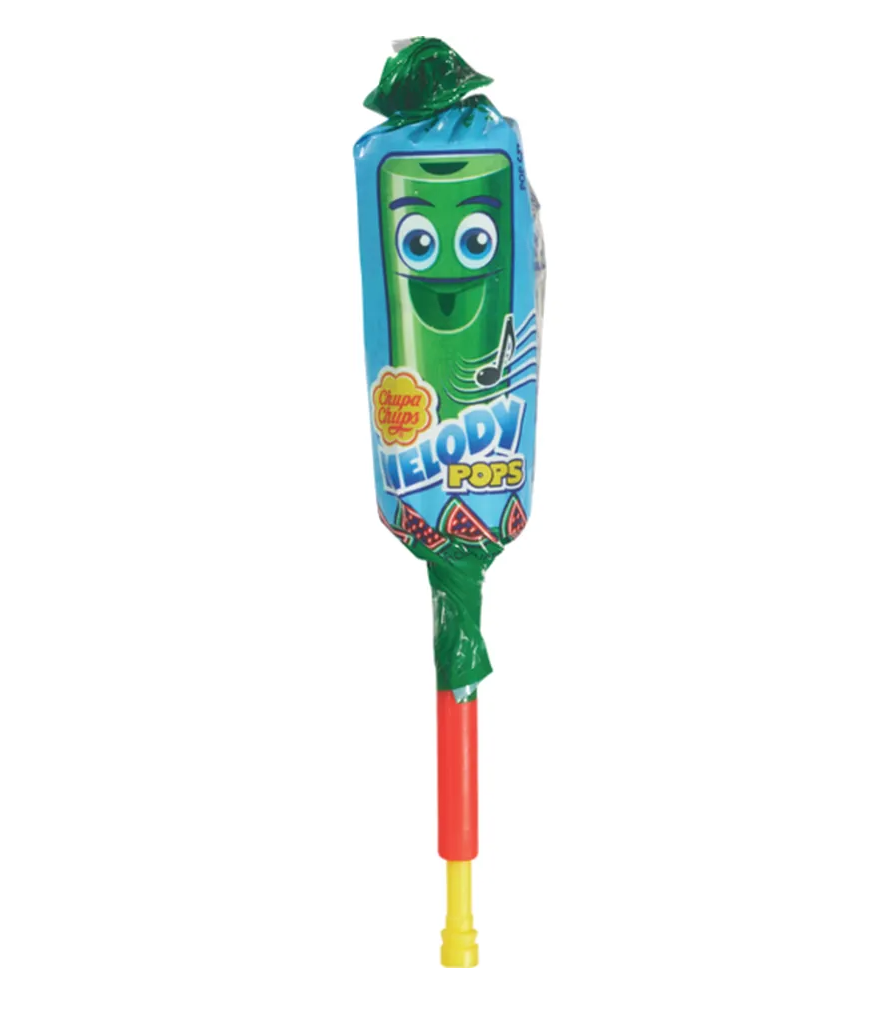 Chupa Chups Melody Pops Whistle Lollipops 3 Flavors 10-Pack