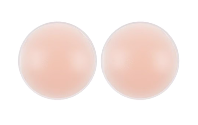 Circle Shape Silicone Covers – Reusable Invisible Adhesive Pads (1 Pair)