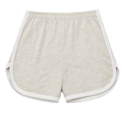 Safe Haven & CO Girls’ Cotton Summer Shorts – Soft Elastic Waist Casual Bottoms