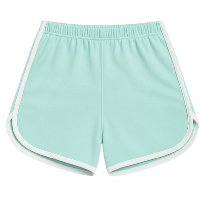 Safe Haven & CO Girls’ Cotton Summer Shorts – Soft Elastic Waist Casual Bottoms