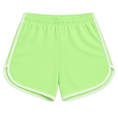 Safe Haven & CO Girls’ Cotton Summer Shorts – Soft Elastic Waist Casual Bottoms