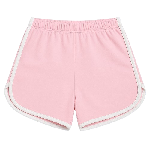 Safe Haven & CO Girls’ Cotton Summer Shorts – Soft Elastic Waist Casual Bottoms
