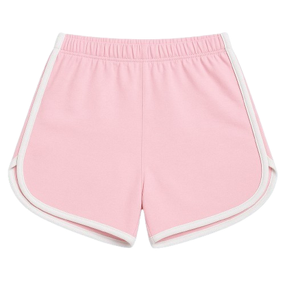 Safe Haven & CO Girls’ Cotton Summer Shorts – Soft Elastic Waist Casual Bottoms