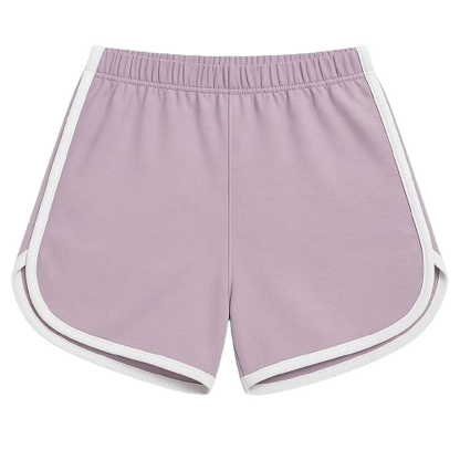 Safe Haven & CO Girls’ Cotton Summer Shorts – Soft Elastic Waist Casual Bottoms