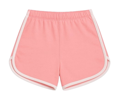 Safe Haven & CO Girls’ Cotton Summer Shorts – Soft Elastic Waist Casual Bottoms