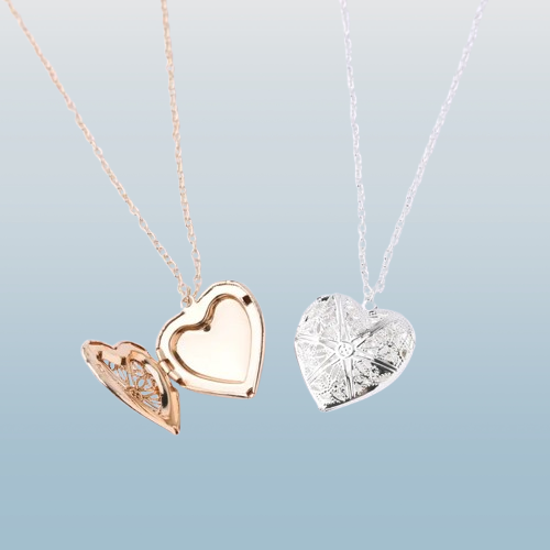 Heart Locket Pendant Necklace