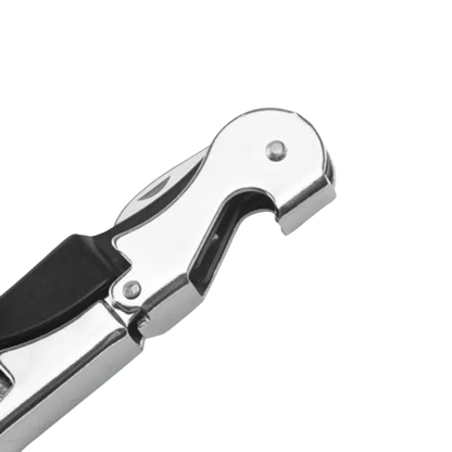 3-in-1 Stainless Steel Waiter's Corkscrew – Bottle Opener & Foil Cutter
