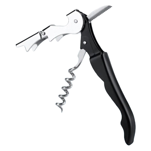3-in-1 Stainless Steel Waiter's Corkscrew – Bottle Opener & Foil Cutter