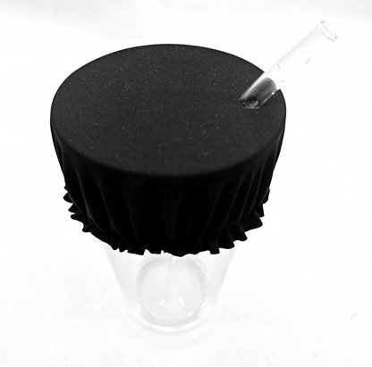 Reusable Cup Protector Covers (4-Pack) – Stretch Fabric Drink Covers with Straw Hole