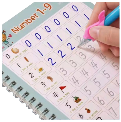 5-Piece Reusable Magic Groove Copybook Set