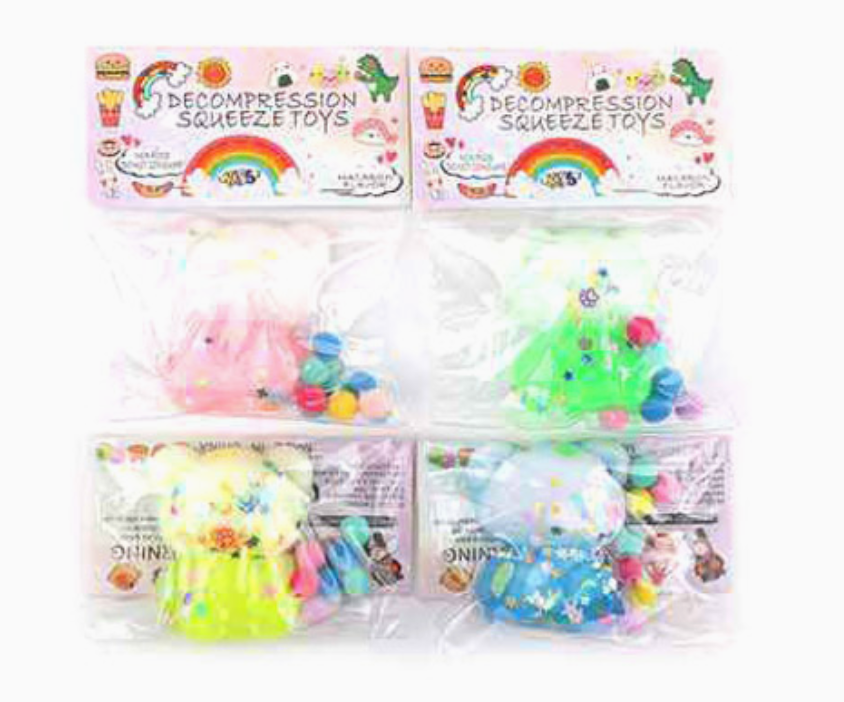 Cute Bear Decompression Squeeze Toys – 4 Pack