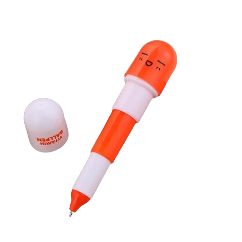 Safe Haven & CO 6-Pack Capsule Extension Gel Pens – Cute Mini Pop-Out Pen Set