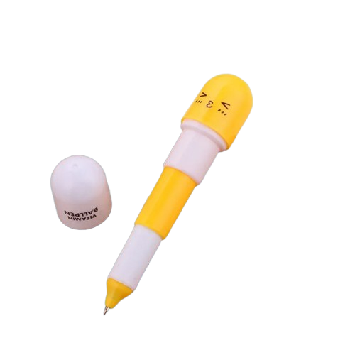 Safe Haven & CO 6-Pack Capsule Extension Gel Pens – Cute Mini Pop-Out Pen Set