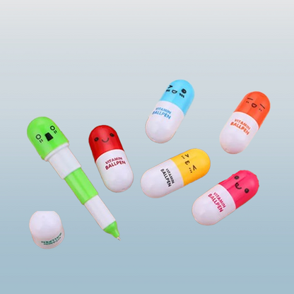 Cute Capsule-Shaped Extension Gel Pens