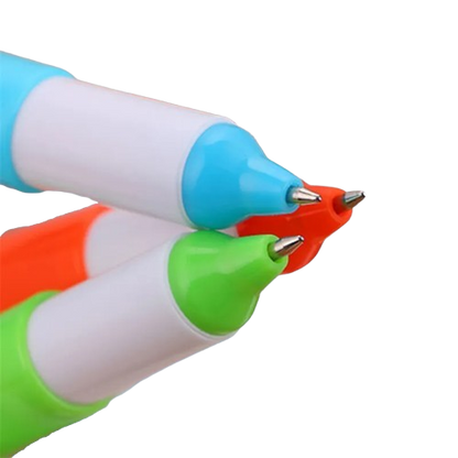 Safe Haven & CO 6-Pack Capsule Extension Gel Pens – Cute Mini Pop-Out Pen Set