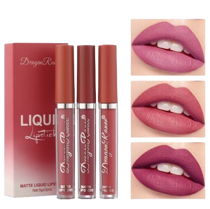 Dragon Ranee Matte Liquid Lipstick – 3pc Set