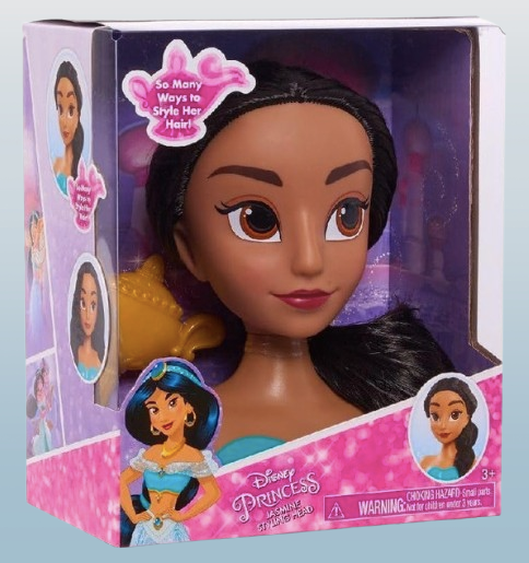 Disney Princess Jasmine Mini Styling Head