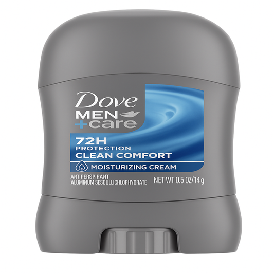 Dove Men+Care 72H Antiperspirant Deodorant Stick – Clean Comfort Travel Size 0.5oz