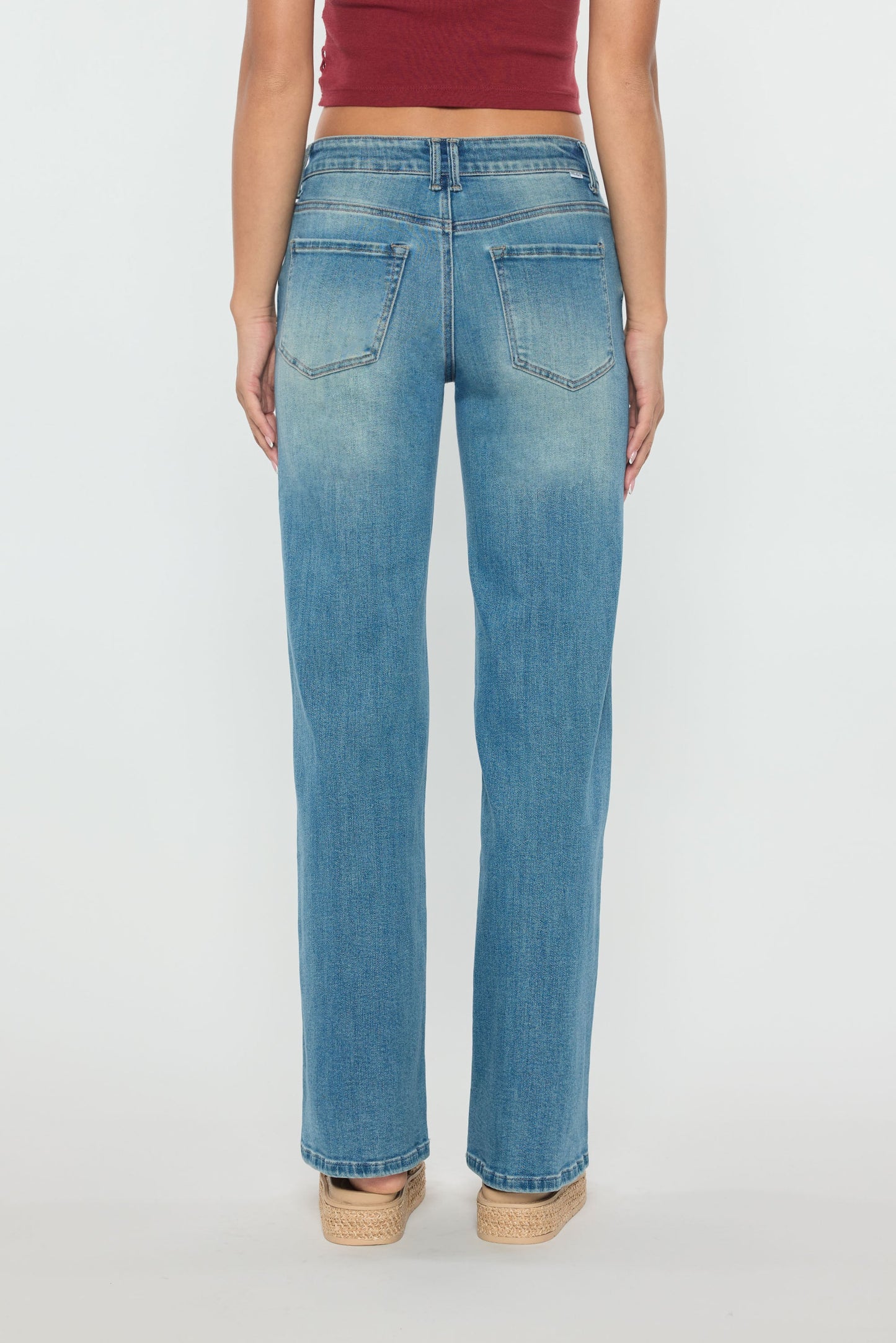 High Rise Wide Leg Jeans