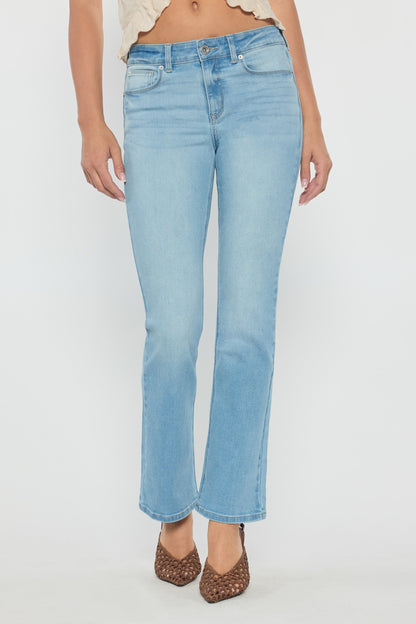 High Rise Slim Bootcut Jeans