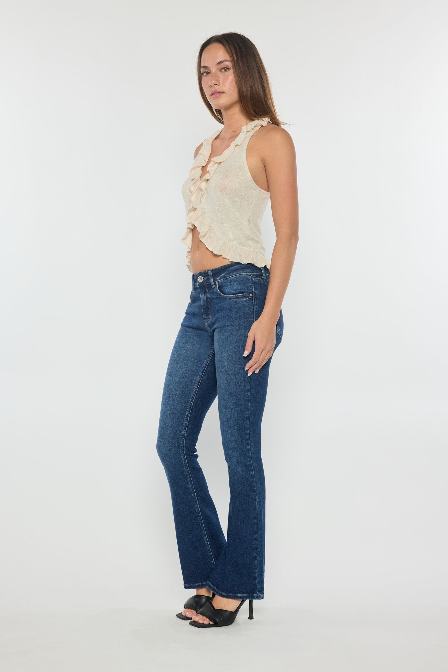 Mid Rise Bootcut Jeans