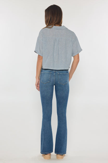Mid Rise Bootcut Jeans
