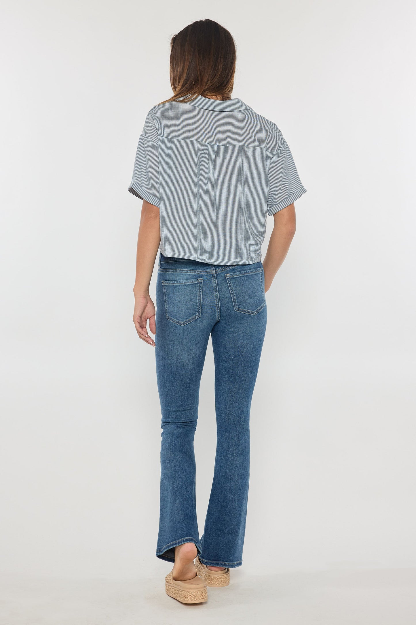 Mid Rise Bootcut Jeans