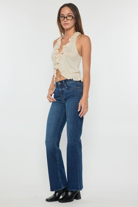 High Rise Baby Wide Leg Jeans